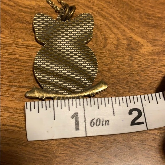 Owl Vintage Watch Gears Necklace 30” chain - Picture 5 of 7